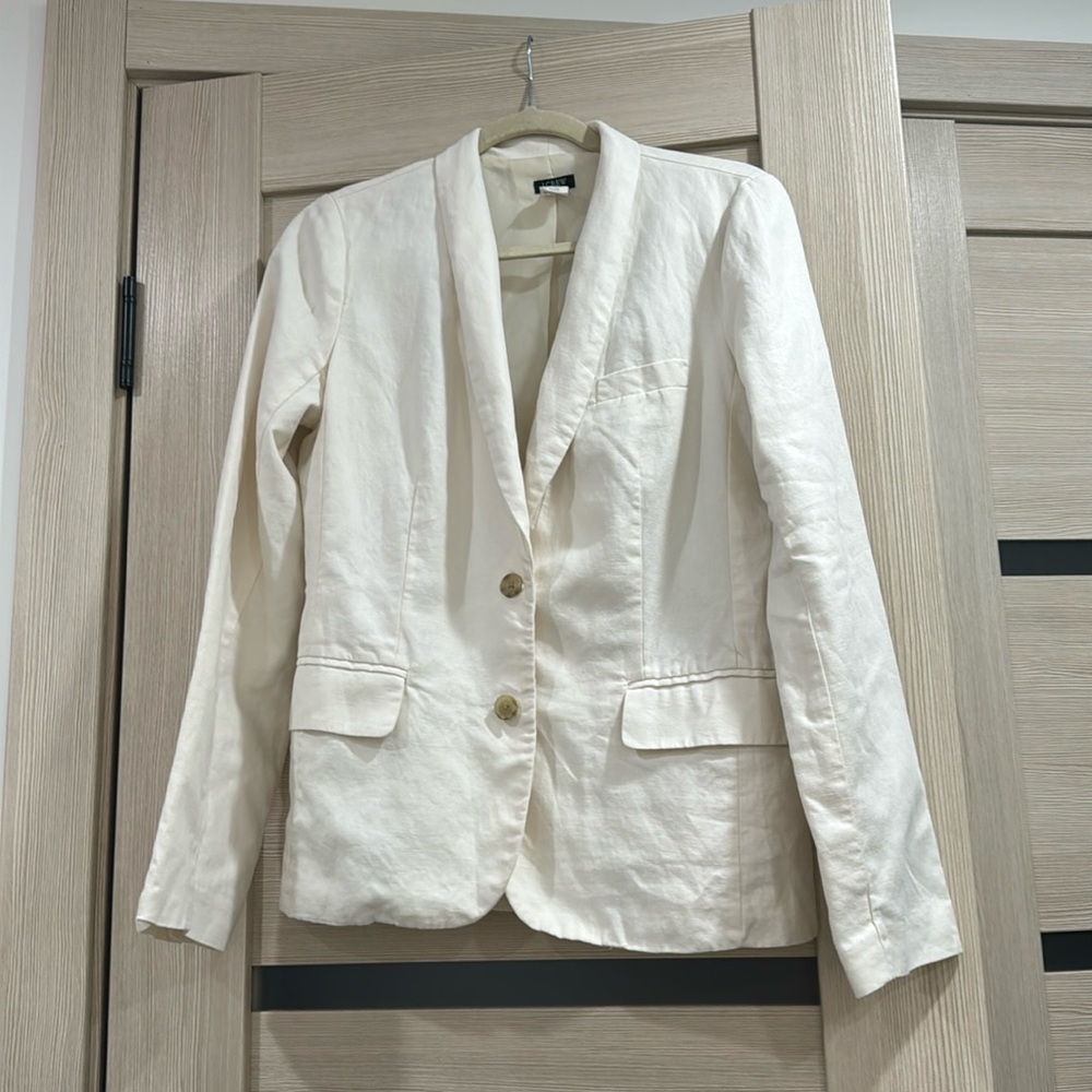 J.crew cotton/ linen women’s blazer
